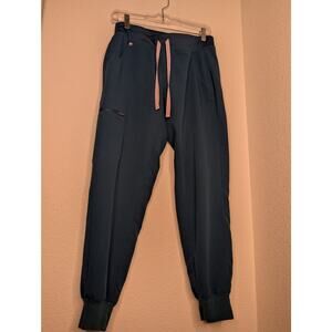 Figs Zamora Women's Jogger Scrub Pants Caribbean Blue S